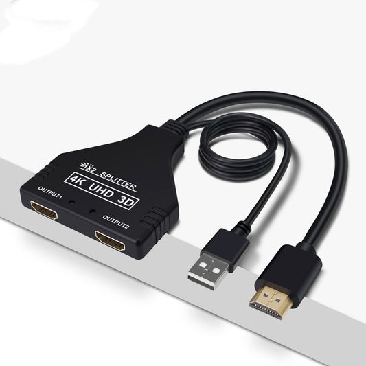 One Divided Into Two HDMI Distributor With USB Power Supply